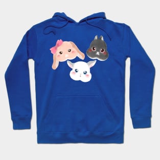 cute BSC Rabbit Head in Circle  | Bunniesmee Hoodie